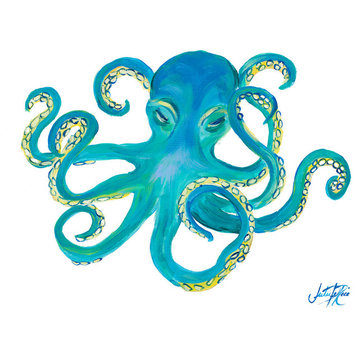 "Watercolor Octopus I" Canvas Art, 24"x16"