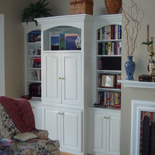 Built in entertainment, storage