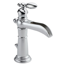 Delta Victorian&reg; Single Handle Centerset Lavatory Faucet - Bathroom Sink Faucets