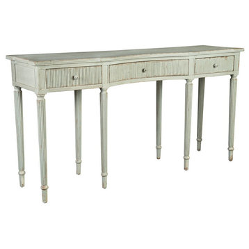 Shapiro 69" Console Table, Distressed Aged