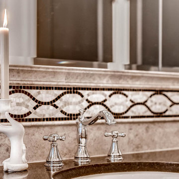 Drama and Distinction in a Master Bath