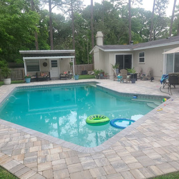 Pool Remodel - Cooldecking to Pavers