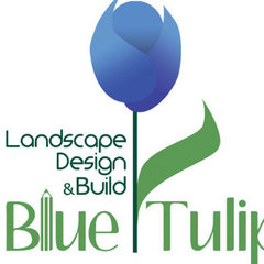 Blue Tulips Garden Design