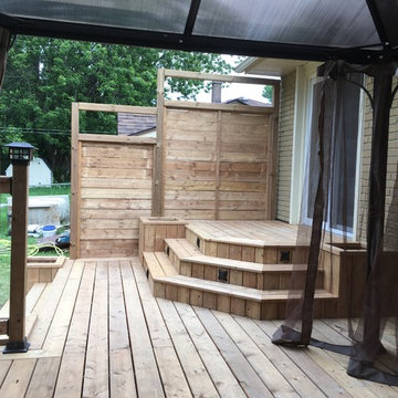 Custom two level deck