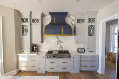 Full Height Backsplash & Wall Cladding - Designed By Enns Cabinetry