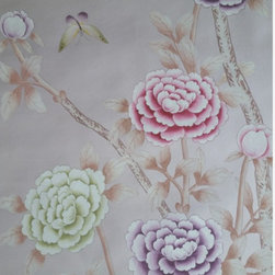 Hand painted Chinoiserie wallpaper - Products