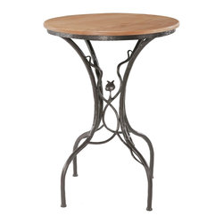 Sassafras Bar Table (40" Tall) Stone County Ironworks - Indoor Pub And Bistro Tables