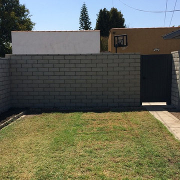Orange Ave Slumpstone Walls