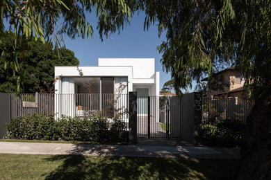 This is an example of a modern entryway in Perth.