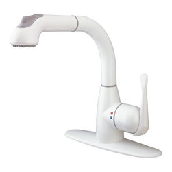 Single Handle Hi Arc Pull Out Faucet - Kitchen Faucets