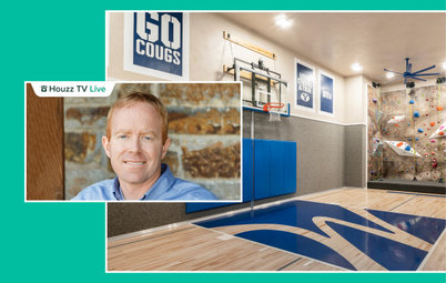 Builder’s Home Gym Has a Basketball Court and a Climbing Wall