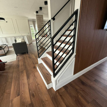 **Complete Kitchen, Flooring, Complete Stair Case and Trim