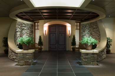 Inspiration for a contemporary entryway remodel in San Francisco