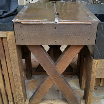 Green Egg outdoor kitchen