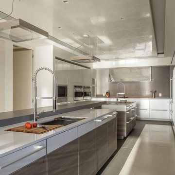 POGGENPOHL kitchen designed by Hausscape for a Fisher Island condo