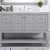 Grey 48" Single Sink Bathroom Vanity