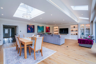 Inspiration for a dining room in Hertfordshire.