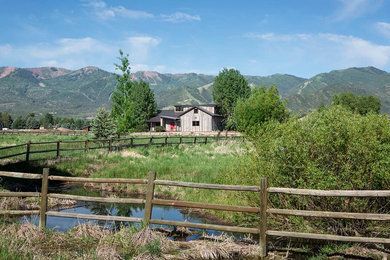 Farmhouse exterior home photo in Salt Lake City