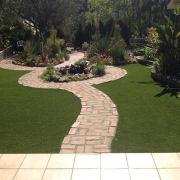 Train Track Backyard