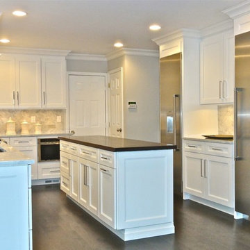 Huntington: White Shaker with Spekva Wooden Top