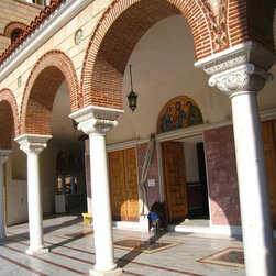 Marble stone columns for Church - Outdoor Decor