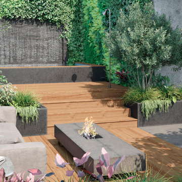 Excellent design of the terrace, the best place to relax.