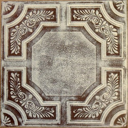 R 28 Styrofoam Ceiling Tile 20x20 - Brown Beige - Ceiling Tile