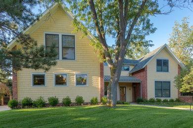 Example of an exterior home design in Denver
