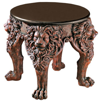 Design Toscano Lord Raffles Lion Leg Side Table