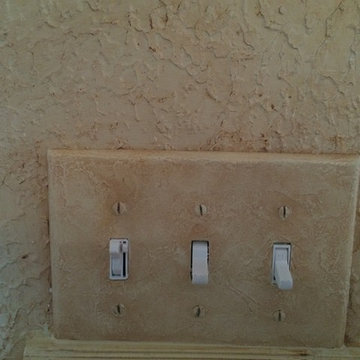 Custom painted switch plates