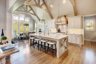 Inspiration for a craftsman kitchen remodel in Kansas City