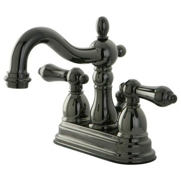 4 inch centerset lavatory faucet with ABS/Brass pop up drain NB1600AL