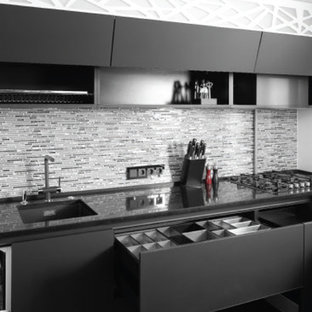 Black Glass Countertop Houzz