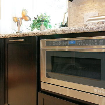 Kitchen - Espresso Cabinets