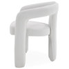 Modrest Ellen - Glam White Velvet Dining Chair