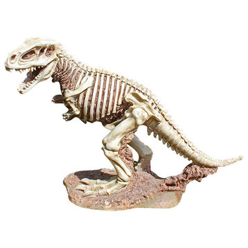 T-Rex Dinosaur Skeleton Statue