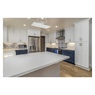 Escondido kitchen remodel with overhang - Beach Style - Kitchen - San ...