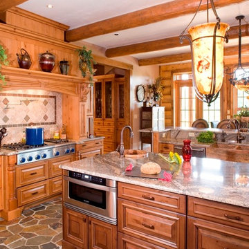 Timber Creek Lodge by Wisconsin Log Homes - www.wisconsinloghomes.com