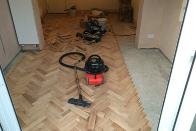New Parquet Flooring in West London Home