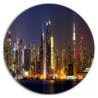 New York City Night Skyline – remarkable wall mural – Photowall