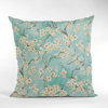Spa Garden Cherry Blossoms Luxury Throw Pillow, Double sided 24"x24"