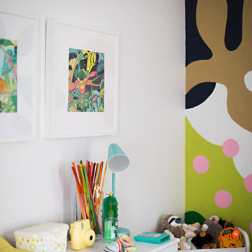 My Houzz: Bright and Playful Colors in a Kentucky Family Home