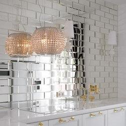 Reflections Glass Mirror Beveled Back Splash Wall Tile - Anaheim, CA - Wall And Floor Tile
