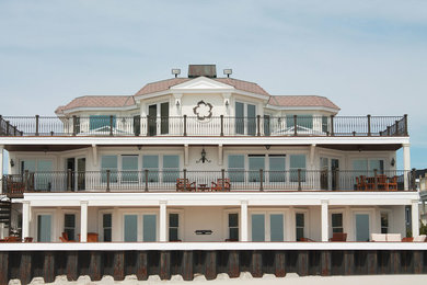 Beach style exterior home photo in Philadelphia