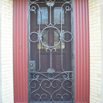 WROUGHT IRON SCREEN DOORS