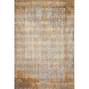 Mika In/out Area Rug by Loloi, Ant. Ivory / Copper, 7'10"x11'2"