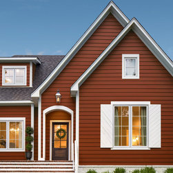 HardiePlank&reg; Lap Siding in Countrylane Red PHI - Siding And Stone Veneer