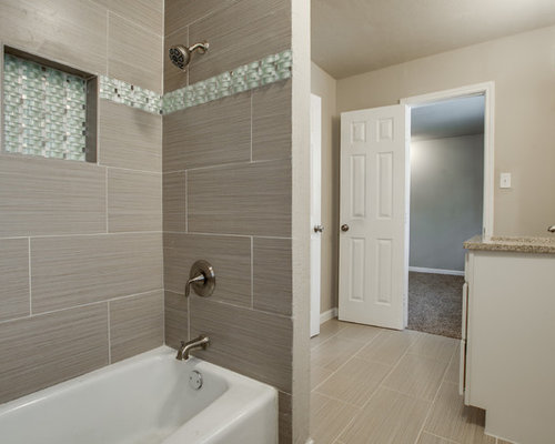 Moderne Badezimmer mit Granit-Waschbecken/Waschtisch Ideen, Design