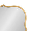 Higby Framed Wall Mirror, Gold, 21"x21"