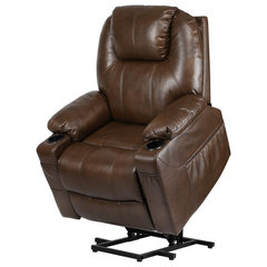 Demara Rocker Recliner In El Paso Walnut With Power Recline